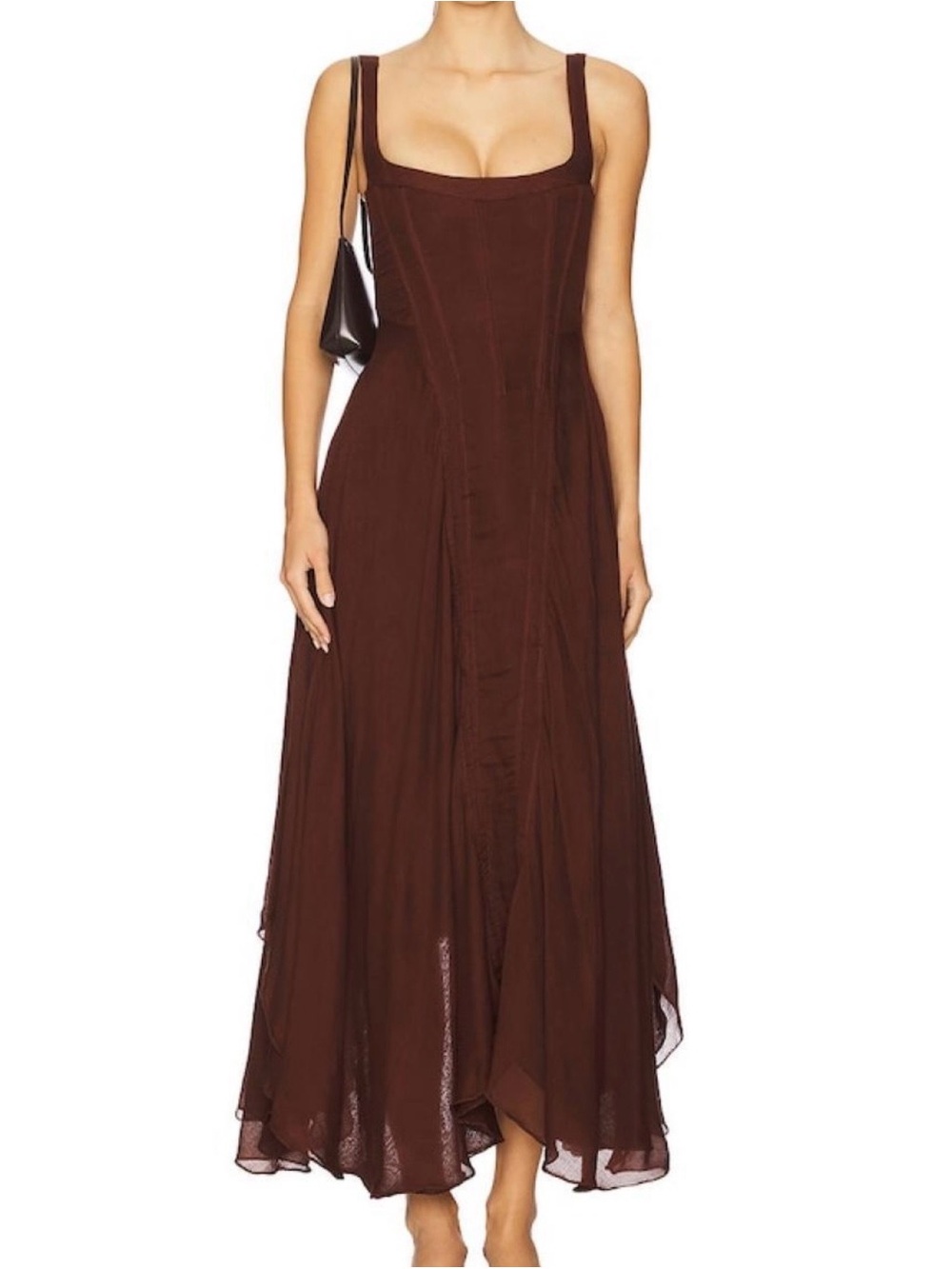 Understated Leather Honeymoon dress